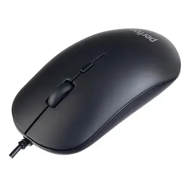 Perfeo мышь оптическая, "LUMP", 3 кн, DPI 1000, USB, чёрн.[PF_B4896]