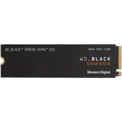 Твердотельный накопитель Western Digital Black SN850X SSD M2.2280 PCIe 4.0 2Tb, 7300MBs/6600MBs, TBW 1200, WDS200T2X0E , 1 year