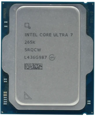 Процессор CPU Core Ultra 7 265K (3.9GHz-5.5GHz/30MB/20 cores) LGA1851 OEM, GPU Intel Graphics (300MHz-2000MHz), TDP 125W-250W, max 192Gb DDR5-6400, AT8076806412, 1 year