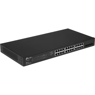 Коммутатор/ 28-Port Gigabit Smart Switch with 24-Port PoE+, 24? Gigabit PoE+ Ports, 4? Gigabit SFP Slots