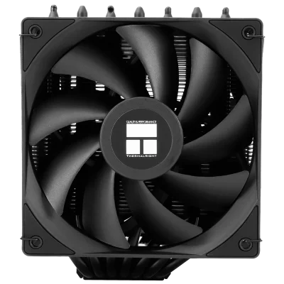 Кулер для процессора/ CPU Cooler Thermalright Phantom Spirit 120 SE Black (4-pin PWM, 154mm, Ni/Cu, 7x6mm, 2x120mm, 66.17CFM, 25.6dBA, 1500RPM, S: 1200, 1700, 1851, 115X, AM4, AM5, silver, black)