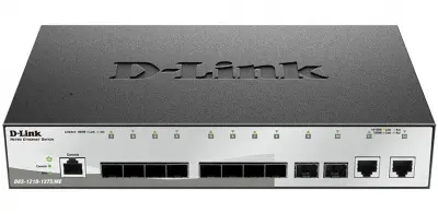Коммутатор D-Link DGS-1210-12TS/ME/B 2x1Гбит/с 10SFP управляемый