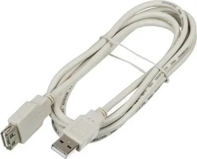 Кабель-удлинитель Ningbo USB A(m) USB A(f) 1.8м (USB2.0-AM-AF-BR) (блистер)