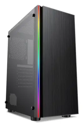 Корпус Formula CL-3302B RGB черный без БП ATX 7x120mm 2xUSB2.0 1xUSB3.0 audio bott PSU