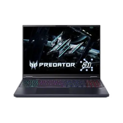 Ноутбук Acer Predator Helios Neo 16 AI PHN16-73-92NH Core Ultra 9 275HX 32Gb SSD2Tb NVIDIA GeForce RTX5070Ti 12Gb 16" IPS WQXGA (2560x1600) без ОС black WiFi BT Cam (NH.QX4CD.001)