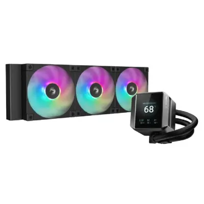 Кулер с водяным охлаждением Deepcool Mystique 360 ARGB Soc-AM5/AM4/1200/1700/1851 черный (R-LX750-BKADSNC-G-1)