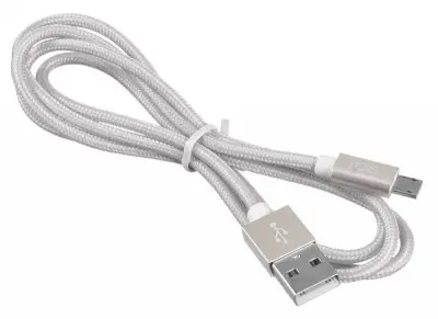 Кабель Buro BHP LGHT+MCR USB (m)-Lightning (m)/micro USB (m) 1м серый