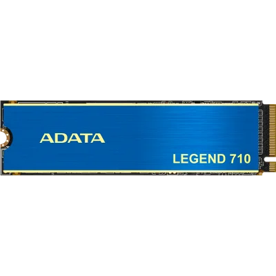 Твердотельный накопитель/ ADATA SSD LEGEND 710, 2048GB, M.2(22x80mm), NVMe 1.4, PCIe 3.0 x4, 3D NAND, R/W 2400/1800MB/s, IOPs 200 000/150 000, TBW 520, DWPD 0.23, with Heat Sink (3 года)