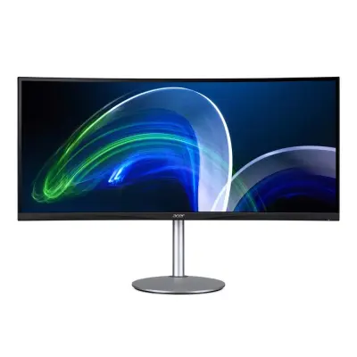 LCD Acer 34" CB342CURbemiiphuzx {IPS 3440x1440 75Hz 2ms 300cd 2xHDMI2.0 DisplayPort1.2 USB-C(PD90W) 4xUSB3.0 RJ45 AudioOut Docking}