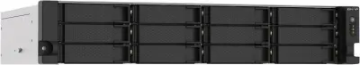 Сетевое хранилище NAS Qnap TS-1273AU-RP-8G 12-bay стоечный Ryzen V1500B