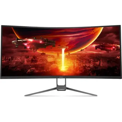 LCD Acer 34" ED343CURJ0bmiippx {VA Curved 3440x1440 120Hz 1ms 300cd HDMI2.0 DisplayPort1.2 2x3W} [UM.CE3CD.001]