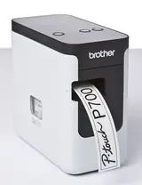 Термопринтер Brother P-touch PT-P700 (для печ.накл.) стационарный черный/белый