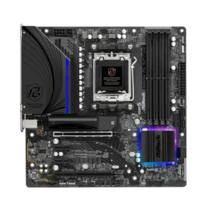 B650M PG RIPTIDE, Socket AM5, AMD B650, 4xDDR5-5200, HDMI+DP, 2xPCI-Ex16, 2xPCI-Ex1, 4xSATA3(RAID 0/1/10), 2xM.2, 8 Ch Audio, 1x2.5GLan, (4+4)xUSB2.0, (3+4)xUSB3.2, (1+1)xUSB3.2 Type-C™, mATX, RTL, {5
