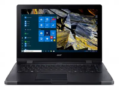 Ноутбук Acer Enduro N3 EN314-51W-34Y5 Core i3 10110U 8Gb SSD256Gb Intel UHD Graphics 14" IPS FHD (1920x1080) Windows 10 Professional black WiFi BT Cam