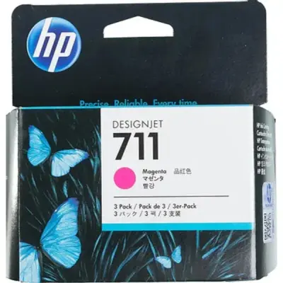 HP CZ135A Картридж №711, Magenta {Designjet T120/T520, Magenta (29ml 3 - pack)}