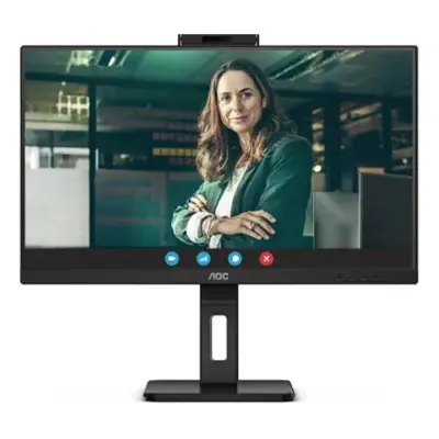 LCD AOC 23.8'' 24P3QW {IPS 1920x1080 75Hz 4ms 178/178 300cd 2xHDMI1.4 DisplayPort1.2 4xUSB3.2 WEBCam MM}