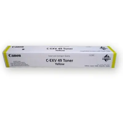 Картридж лазерный Canon C-EXV49Y 8527B002 желтый для Canon