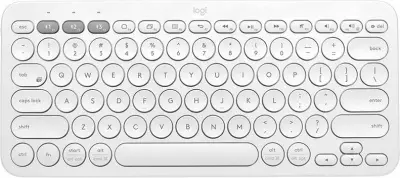 Клавиатура Logitech K380 Multi-Device белый беспроводная BT