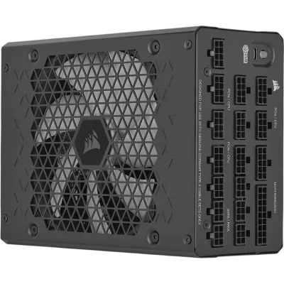 Блоки питания Power Supply Corsair HX1200i Ultra-Low Noise, Model RPS0202, 1200W 80+ Platinum (ATX, 3.1, PCIe 5.1, Full modular, 1x24(20+4)pin, 2x12V-2x6, 1x16-pin PCIe, 2x4+4-pin CPU +12V (EPS), 6x4-pin Molex, 5x6+2-pin PCIe, 8xSATA3, 1xUSB (Type-C), Ac