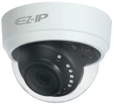 Камера видеонаблюдения аналоговая Dahua EZ-HAC-D1A21P-0280B 2.8-2.8мм HD-CVI цв. корп.:белый