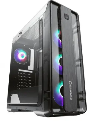 GameMax Корпус Moonlight FRGB White (без БП, Окно, USB3.0, HD Audio, 4*120 LED вент+упр)