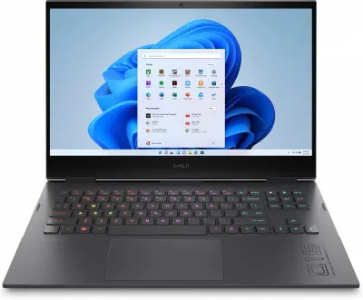 Ноутбук HP Omen 16-c0042ur Ryzen 9 5900HX 16Gb SSD1Tb NVIDIA GeForce RTX 3070 8Gb 16.1" IPS QHD (2560x1440) Windows 10 Home dk.silver WiFi BT Cam