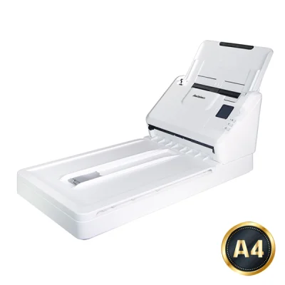 AD340GFN Документ-сканер, цветной, двусторонний, 40 стр./мин, ADF 50 + планшет, A4, USB 3.2, Ethernet, нагрузка 8000 стр./день/ AD340GFN, Document scanner, A4, duplex, 40 ppm, ADF 50 + Flatbed, USB 3.2, Ethernet