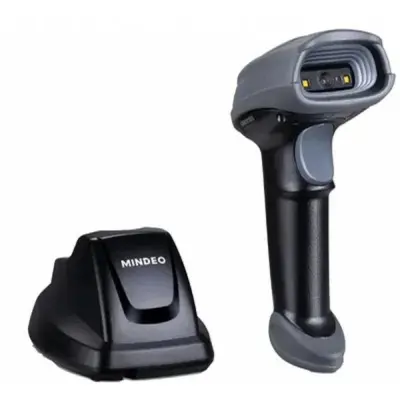 MINDEO CS2291-HD Сканер ШК {ручной, 2D имидж, 433MHz, серый; CS2291 2D HD, зарядно-коммуникационная база, USB}