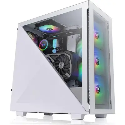 Корпус Thermaltake Divider 300 TG ARGB белый без БП ATX 3x120mm 3x140mm 2xUSB3.0 audio bott PSU