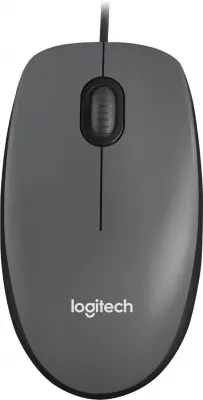 Мышь Logitech M90 черный оптическая (1000dpi) USB (2but)