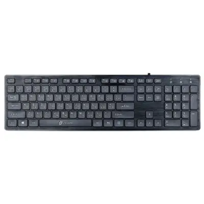 Клавиатура Oklick 500M черный USB slim Multimedia [1061584]