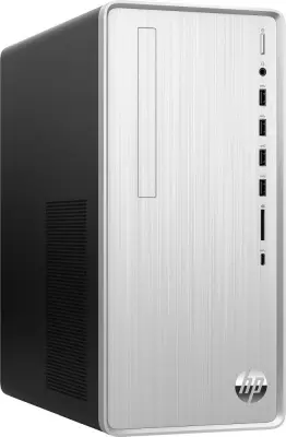 ПК HP Pavilion TP01-2027ur Ryzen 5 5600G (3.9) 8Gb 1Tb 7.2k RGr CR Free DOS 3.0 GbitEth WiFi BT 180W серебристый
