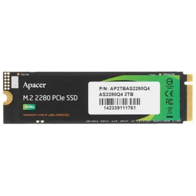 M.2 2280 2TB Apacer AS2280Q4 Client SSD AP2TBAS2280Q4-1 PCIe Gen4x4 with NVMe