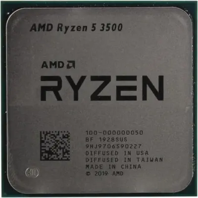 CPU AMD Ryzen 5 3500 OEM (100-000000050) {3.6GHz up to 4.1GHz Without Graphics AM4}