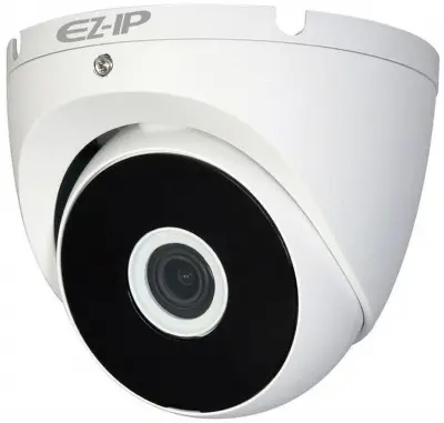 Камера видеонаблюдения аналоговая Dahua EZ-HAC-T2A21P-0280B 2.8-2.8мм HD-CVI цв. корп.:белый
