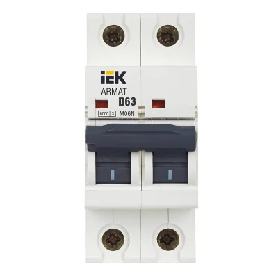 ARMAT Авт. выкл. M06N 2P D 63А IEK