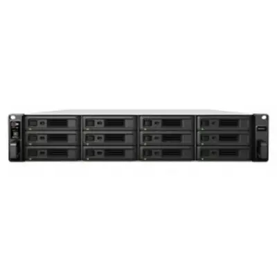 Synology RS3621xs+ (Rack2U) 8C2,1Ghz/8Gb (64)/RAID0,1,10,5,6/up to12HP HDDs SATA(3,5"or2,5")up to 36 with 2xRX1217RP/2xUSB/4GE+2x10GE/2xPCIe/iSCSI/2xIPcam(upto90)/2xRPS/no rail/5YW