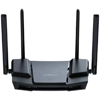 DAHUA DH-AX18 Беспроводной роутер 1x10/100/1000Мбит/с WAN; 3x10/100/1000Мбит/с LAN; 2.4ГГц: 802.11 b/g/n/ax 574Мбит/с; 5 ГГц: 802.11 a/n/a/ac/ax 1201Мбит/с