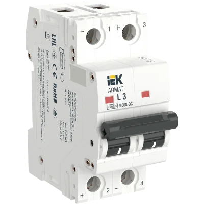 ARMAT Авт. выкл. M06N-DC 2P L 3А IEK
