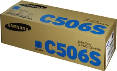 Картридж лазерный Samsung CLT-C506S SU049A голубой (1500стр.) для Samsung CLP-680/CLX-6260