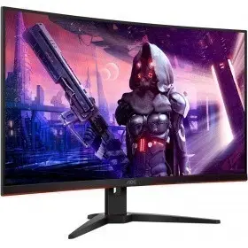 LCD AOC 31.5'' CQ32G2SE {VA 2560х1440 Curved 165Hz 300cd 178/178 3000:1 1ms D-Sub 2xHDMI DisplayPort 2x5W}