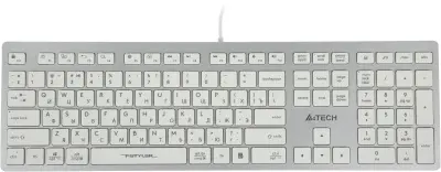 Клавиатура A4Tech Fstyler FX50 белый USB slim Multimedia (FX50 WHITE)