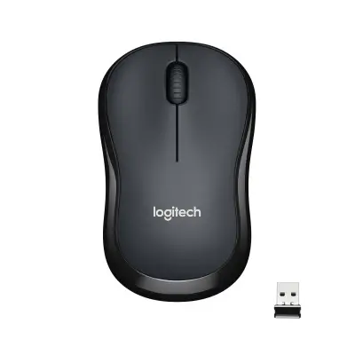 Мышь Logitech M221 Silent черный оптическая (1000dpi) silent беспроводная USB (2but)