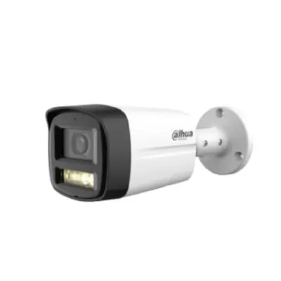 DAHUA DH-HAC-HFW1200TLMP-IL-T-0280B Уличная цилиндрическая HDCVI-видеокамера 2Мп; CMOS; объектив 2.8мм; ИК 40м, Led 40м IP67 металл, пластик