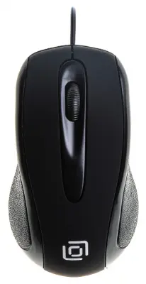 Мышь Оклик 295M черный оптическая (1600dpi) USB (3but)