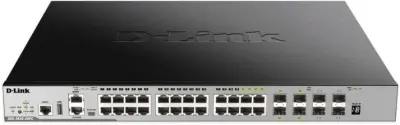 Коммутатор D-Link DGS-3630-28PC/A2ASI 20G 4SFP+ 24PoE 370W управляемый