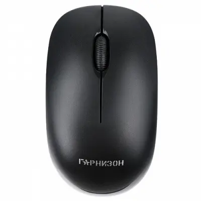 Гарнизон Мышь беспров. GMW-445, чип X4, черный, 1000 DPI, 2 кн.+ колесо-кнопка