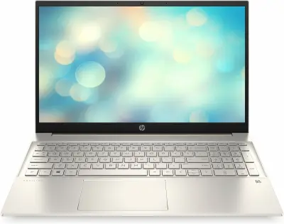 Ноутбук HP Pavilion 15-eg0043ur Core i3 1115G4 8Gb SSD256Gb Intel UHD Graphics 15.6" IPS FHD (1920x1080) Free DOS 3.0 gold WiFi BT Cam