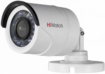 Камера видеонаблюдения аналоговая HiWatch DS-T200L(B) 2.8-2.8мм HD-CVI HD-TVI цв. корп.:белый (DS-T200L(B)(2.8MM))