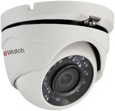 Камера видеонаблюдения аналоговая HiWatch DS-T203(B) 2.8-2.8мм HD-CVI HD-TVI цветная корп.:белый (DS-T203(B) (2.8 MM))